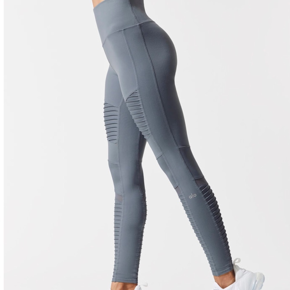 Alo Yoga Charcoal Moto Legging XS